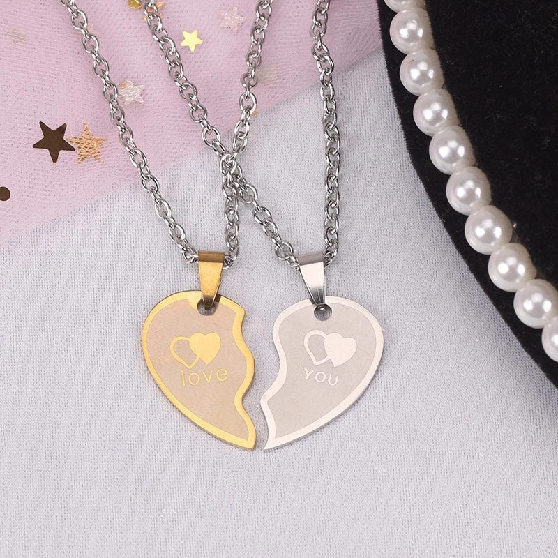 I Love You Couple Necklace - Image 3