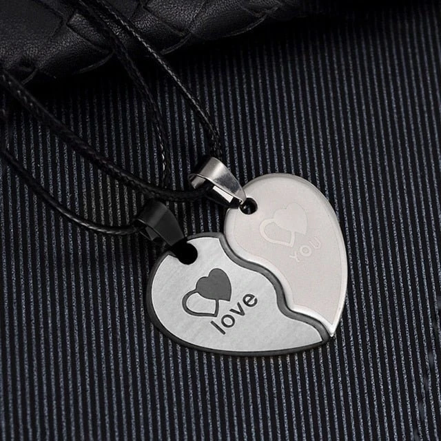 I Love You Couple Necklace - Image 7