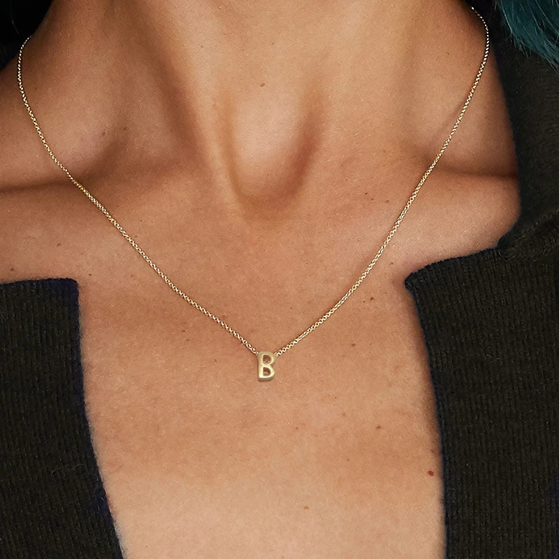 Couple Initial Necklace - Image 5