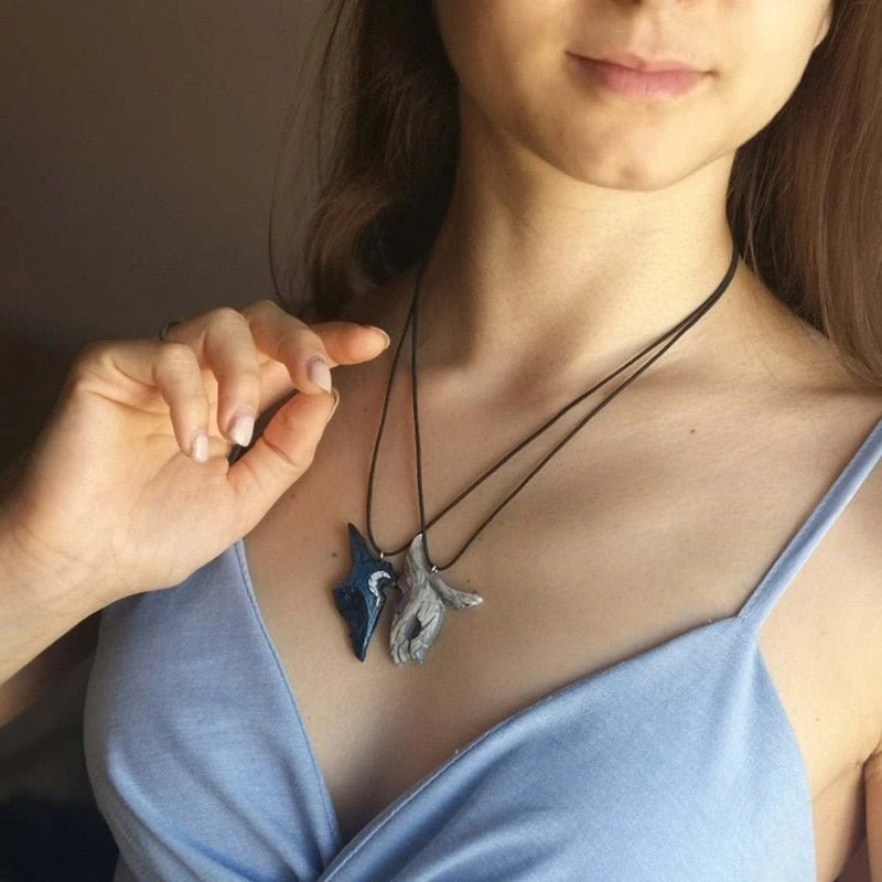 Wolf And Lamb Couple Necklace - Image 4