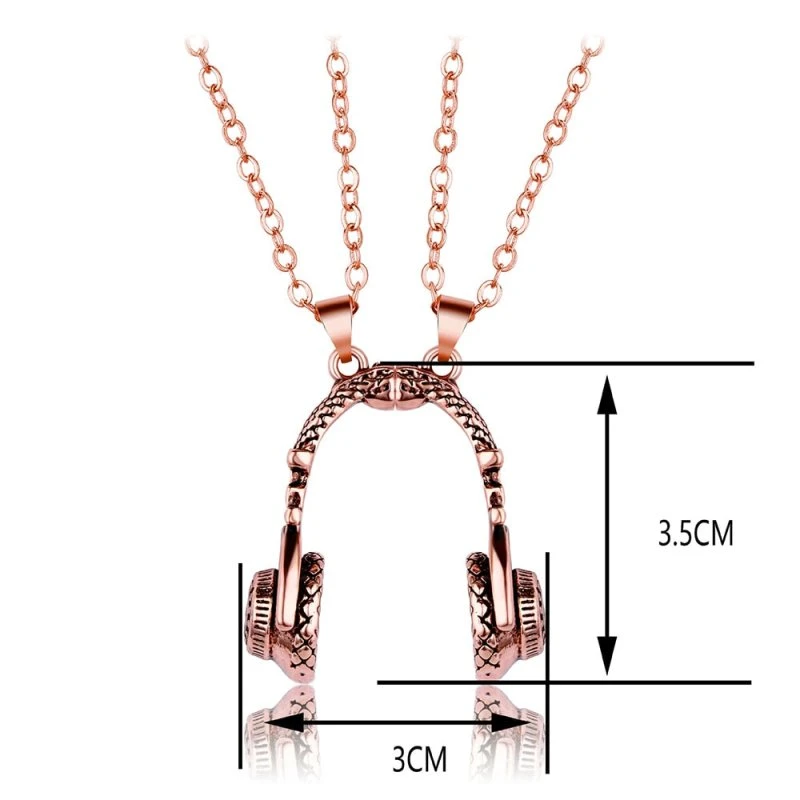 Headphone Necklace For Couples - Image 4