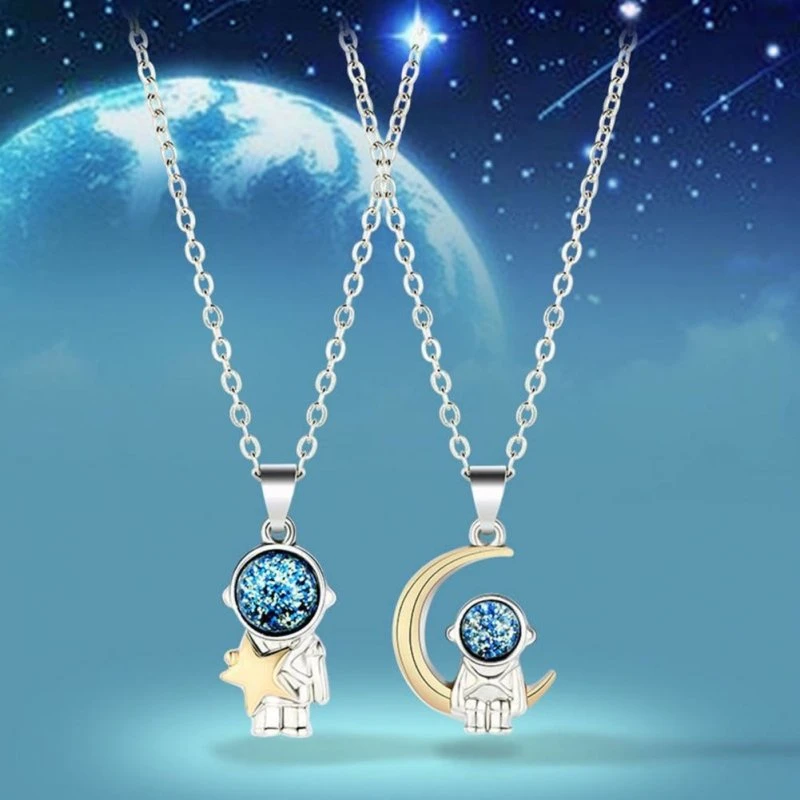 Astronaut Cute Matching Necklace - Image 2