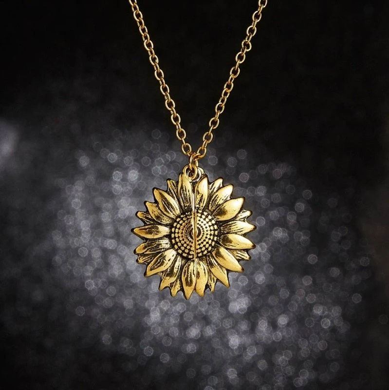 You Are My Sunshine Flower Necklace - Image 3
