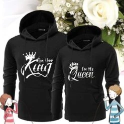 His Queen Her King Hoodies