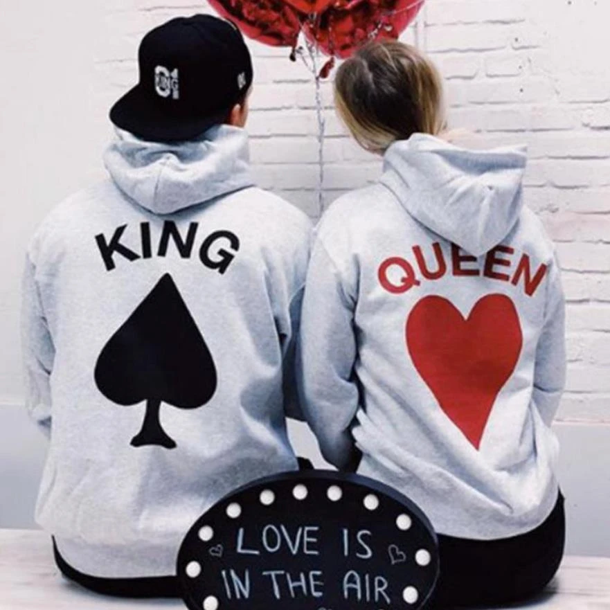 King And Queen Hoodies Set