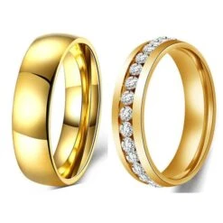 Gold Promise Rings For Couples