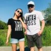 Couple Shirts Funny Boss The Real Boss