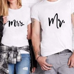 Wedding Mr And Mrs Couple T Shirt