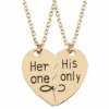 His And Hers Jewelry Couple Necklaces