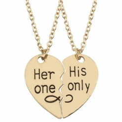 His And Hers Jewelry Couple Necklaces