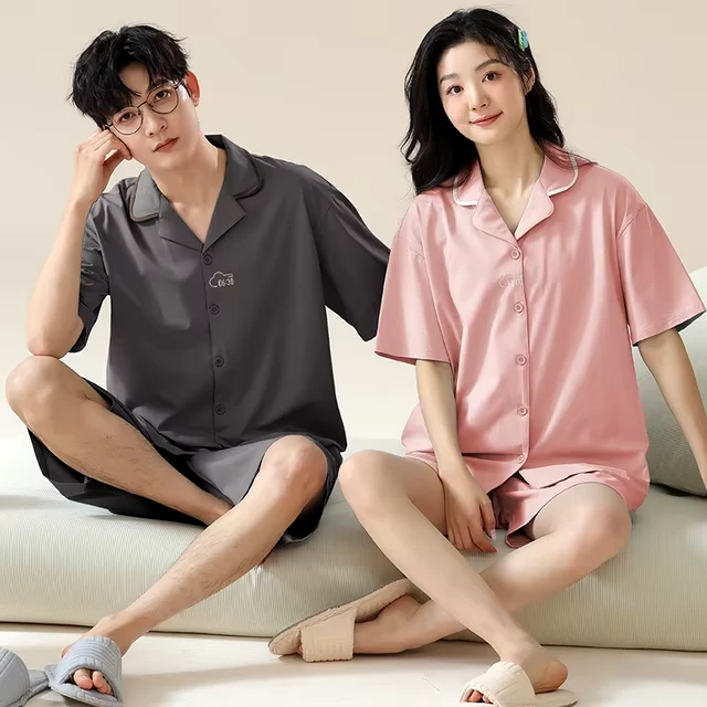 Couples Matching Pajamas Shorts - Image 2