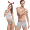 Gray Matching Underwear For Couples