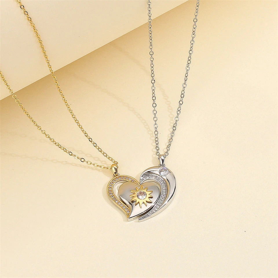 Half Heart Necklace For Couples - Image 4