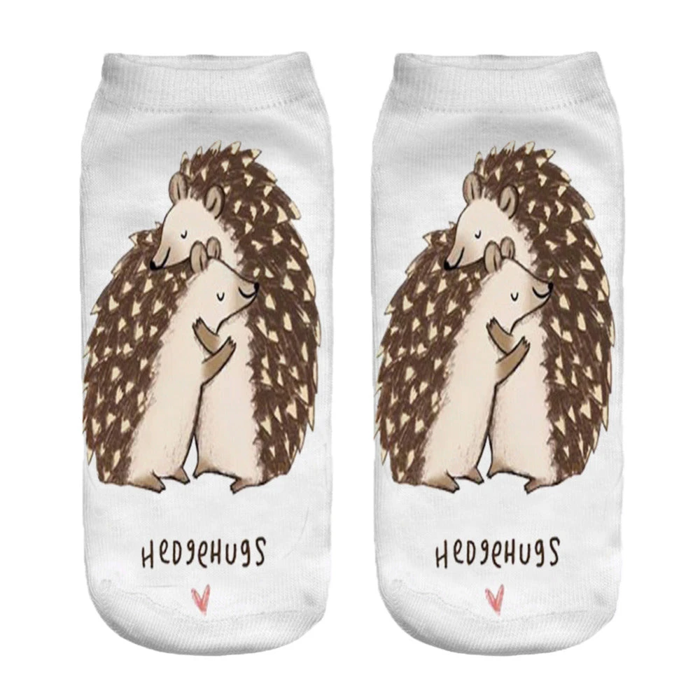 Hedgedog Couple Socks
