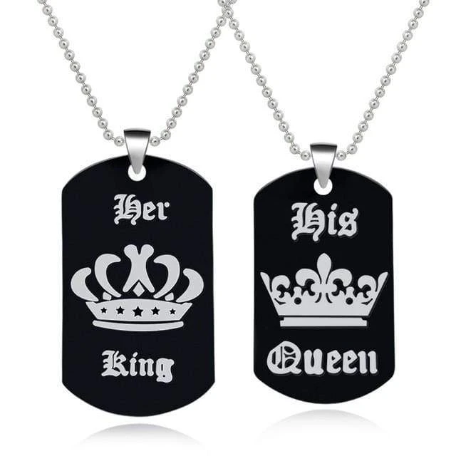 King And Queen Necklaces