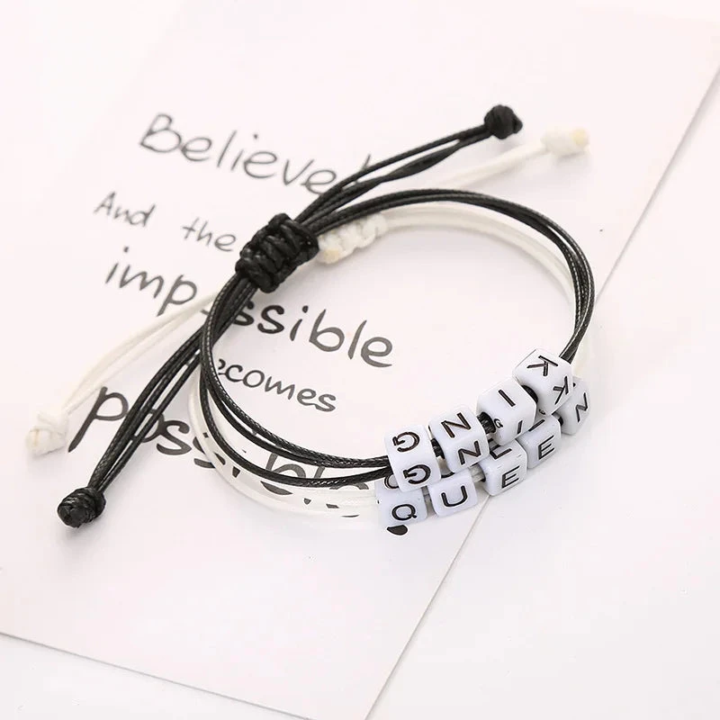 King And Queen Couples Bracelets