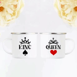 King And Queen Couple Mugs