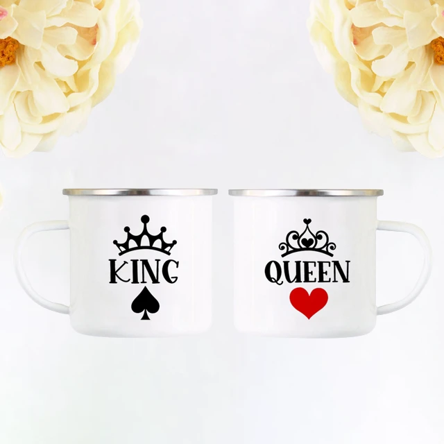 King And Queen Couple Mugs