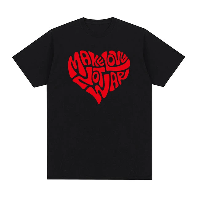 Make Love No War Couple Shirt - Image 4