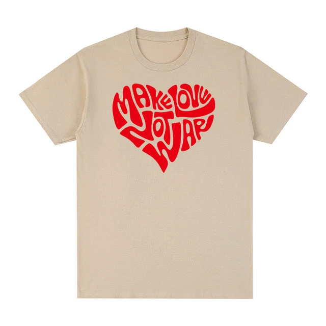 Make Love No War Couple Shirt - Image 7