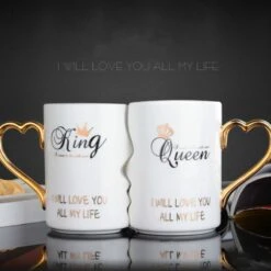 King And Queen Mug Set