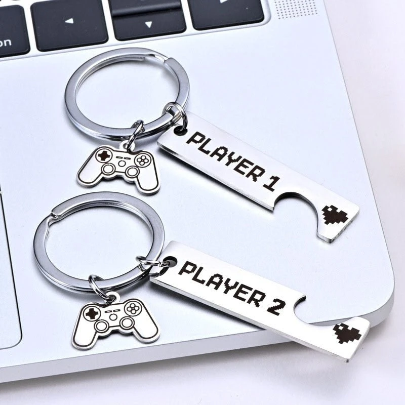 Player 1 Player 2 Keychain - Image 3