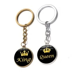 King And Queen Keychain