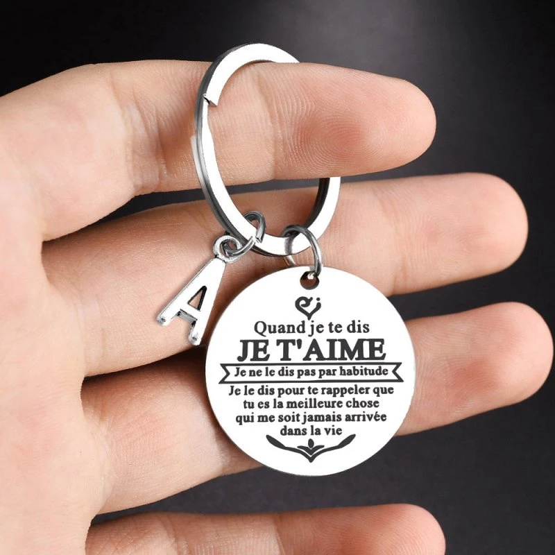 French Couple Keychain - Image 2