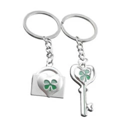 Four Leaf Clover Key Ring For Couples