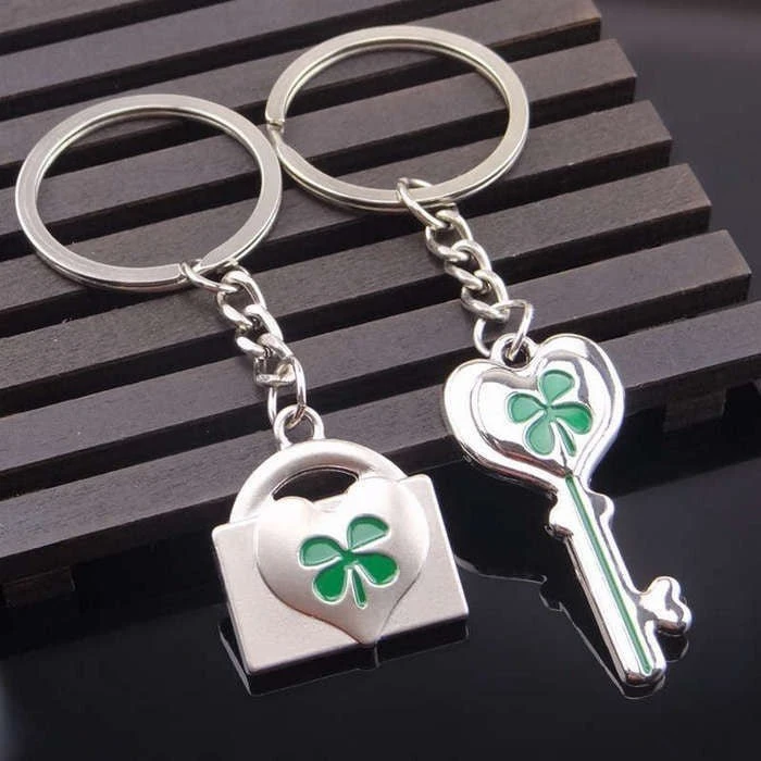 Four Leaf Clover Key Ring For Couples - Image 4