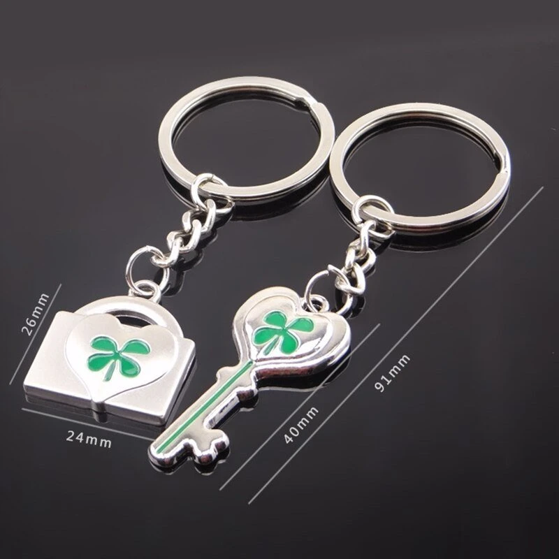 Four Leaf Clover Key Ring For Couples - Image 3
