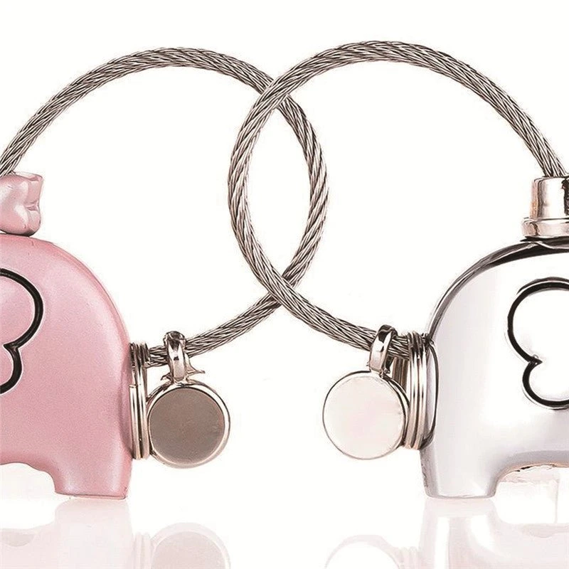 Elephant Couple Keychain - Image 4