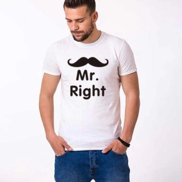Always Right T Shirt For Couples - Image 7