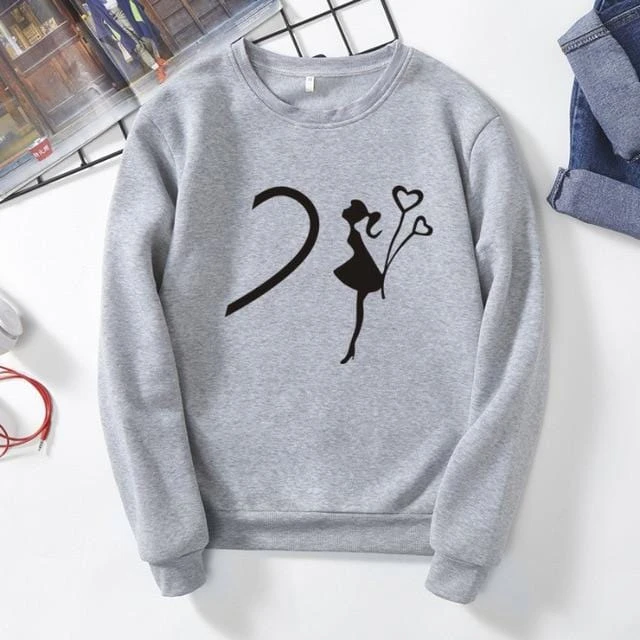 Heart Matching Couple Sweatshirts - Image 7