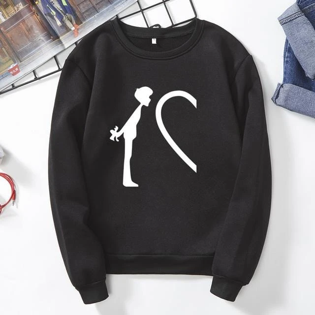 Heart Matching Couple Sweatshirts - Image 2