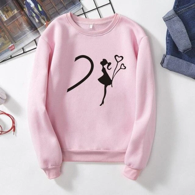 Heart Matching Couple Sweatshirts - Image 5