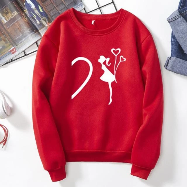 Heart Matching Couple Sweatshirts - Image 9