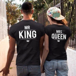 Mr King Mrs Queen Matching Shirts