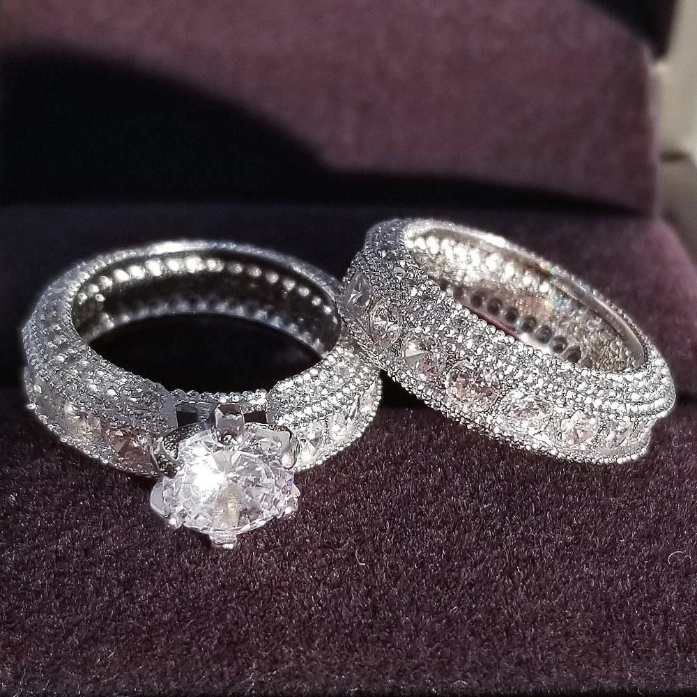 Matching Silver Wedding Rings - Image 3