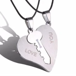 Heart Key Necklace