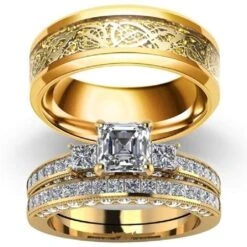 Gold Ring For Valentine's Day