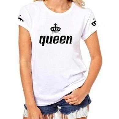 Couple T-shirt King And Queen Crown Shirts - Image 2