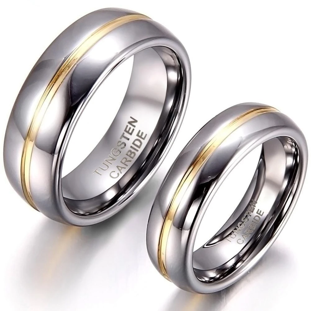 Tungsten Couple Rings