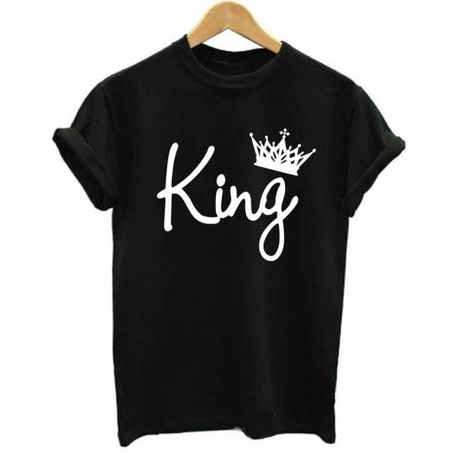 Queen And King White Crown Shirt - Image 2