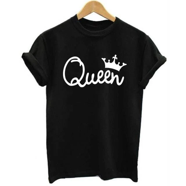 Queen And King White Crown Shirt - Image 3