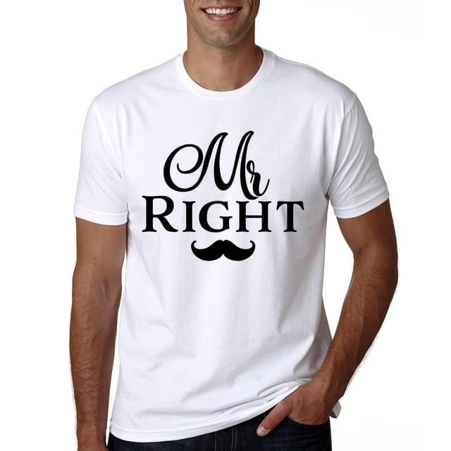 Mr Right And Mrs Always Right T Shirts - Image 3