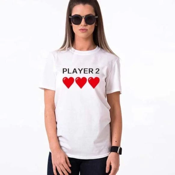 Funny Couple Shirts Player 1 And Player 2 - Image 3