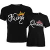 Matching Couple Shirts Queen And King Crown