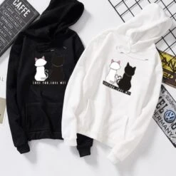 Cat Couple Hoodie