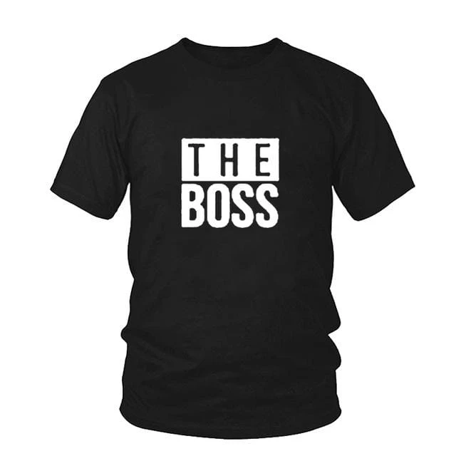 Matching Couple Shirts His And Her The Real Boss - Image 9